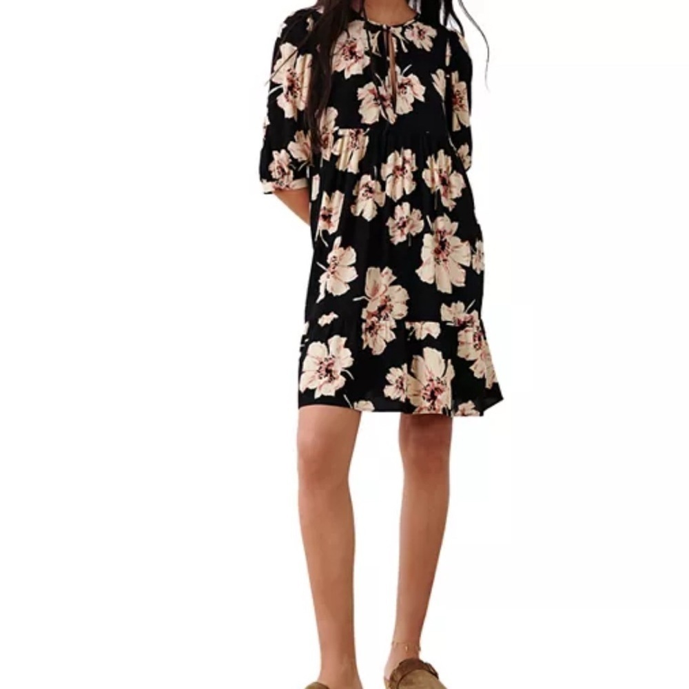 Ba&Sh Katia Floral Print Mini Dress